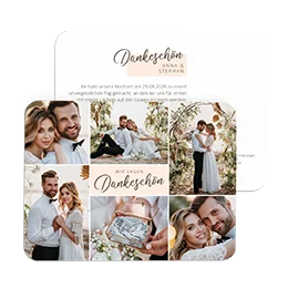 Bild für Kategorie: Dankeskarten Hochzeit