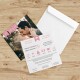 Einladungskarte Hochzeit Wedding Day rosa