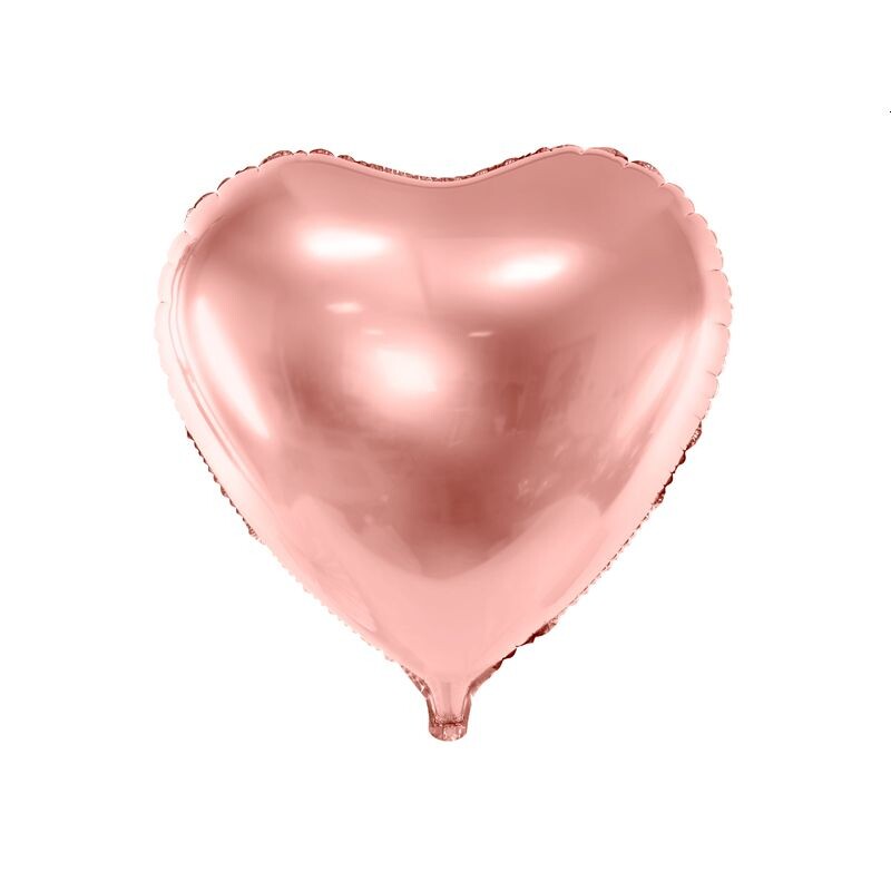 Folienballon Herz roségold