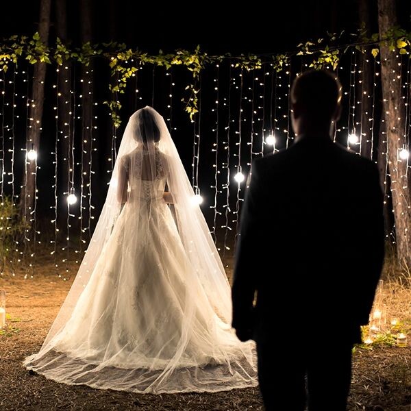 Lichterkette Hochzeit mit 100 LEDs