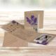 Einladungskarte Hochzeit Vintage Lavendel