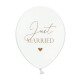 Luftballons Hochzeit "Just Married" 10 Stück gold