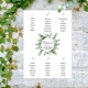 Sitzplan Hochzeit "Greenery" inkl. Personalisierung