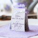 Gastgeschenk Lavendelsäckchen mit Banderole "Initialen"