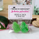 Gastgeschenk Geschenktüte transparent mit Etikett "Frosch geküsst"