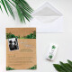 Hochzeitseinladung "Trendy Greenery" inkl. Foto- & Textdruck  ab 30 Karten