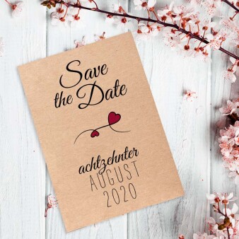 Save the Date Karte Hochzeit "Sweet Love"