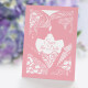 Save the Date Karte Hochzeit "Liebespaar" rosa online selbst gestalten