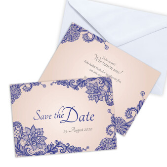Save the Date Karte Hochzeit "Wonderful"