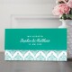Einladungskarte Hochzeit "Eleganter Liebesbrief" türkis