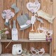 Photo Booth Set "Rustic" 10 Teile