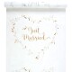 Hochzeitsteppich "Just Married" gold 75 cm x 10 m