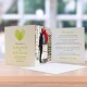 Einladungskarte Hochzeit Fingerabdrücke grün