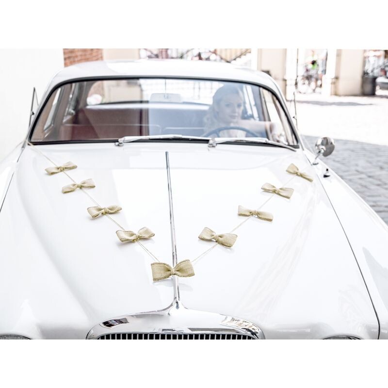 Autoschmuck im Vintage-Stil für Eure Hochzeit kaufen!