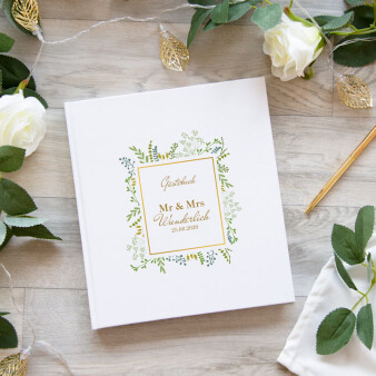 Gästebuch Hochzeit personalisiert "Flora"