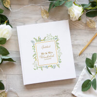 Gästebuch Hochzeit zum Ausfüllen "Flora"