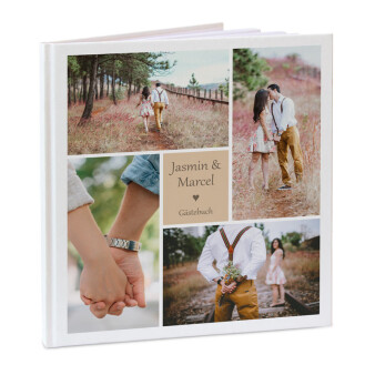 Gästebuch Hochzeit personalisiert mit Foto...