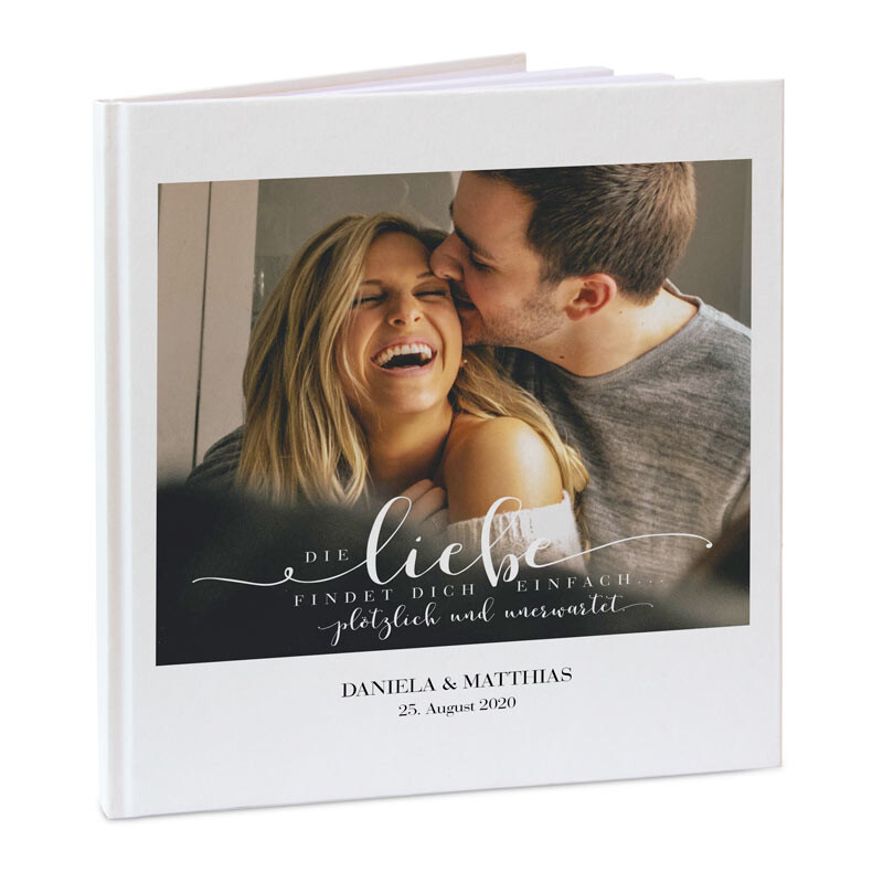 Gästebuch Hochzeit personalisiert mit Foto "Die Liebe"