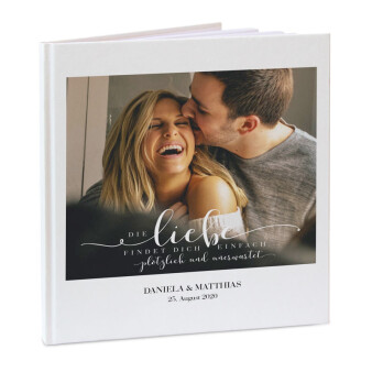 Gästebuch Hochzeit personalisiert mit Foto "Die...