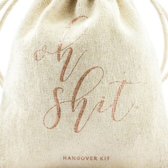 Hangover Kit Beutel "Oh shit" 10 Stück