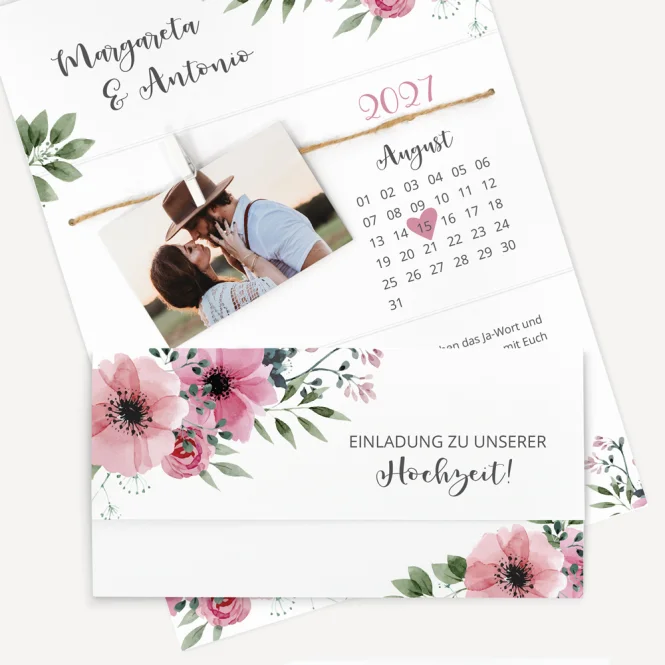Hochzeitseinladung "Bohemian Summer"
