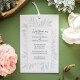 Hochzeitseinladung Transparentpapier Greenery