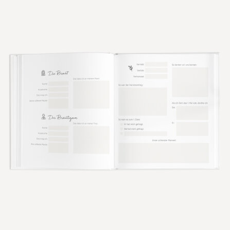Gästebuch Hochzeit zum Ausfüllen "Frühling"