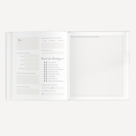 Gästebuch Hochzeit zum Ausfüllen "Frühling"