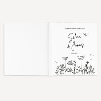 Gästebuch Hochzeit zum Ausfüllen "Sommerwiese"