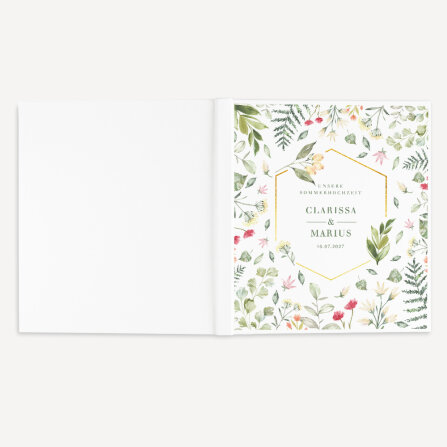 Gästebuch Hochzeit zum Ausfüllen "Sommer"