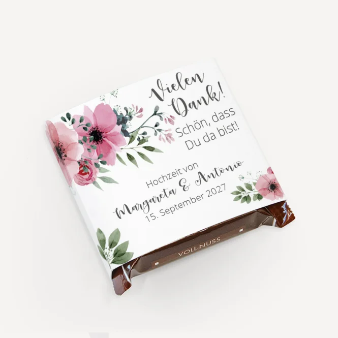 Banderole Mini Schokolade "Bohemian Summer"...