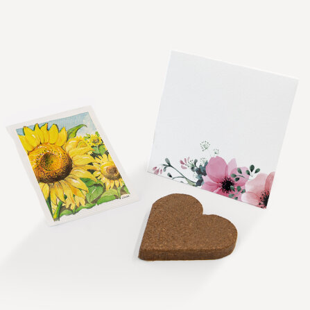 Gastgeschenk Anzuchtset Herz "Bohemian Summer"...