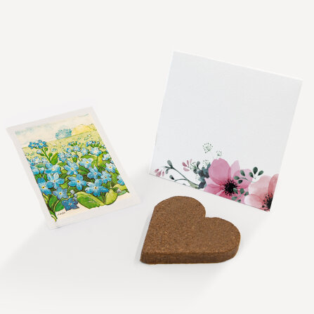 Gastgeschenk Anzuchtset Herz "Bohemian Summer"...