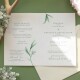 Hochzeitseinladung Olivenzweig Watercolor