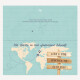 Hochzeitseinladung Weltkarte "Reise ins Glück"