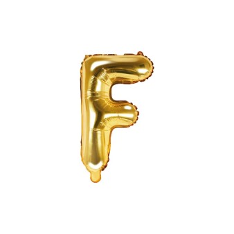 Folienballon Buchstabe F gold