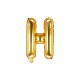 Folienballon Buchstabe H gold