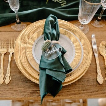 Servietten falten für die Hochzeit: Tolle Ideen für Eure Tischdeko