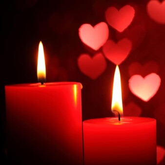 Die Candlelight Wedding: mit Kerzenschein ins Eheglück