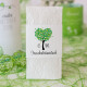 10x Freudentränen Taschentücher "Herzbaum" Grün personalisiert