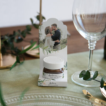 Gastgeschenk Verpackung "Green Magic" inkl. Foto online gestalten