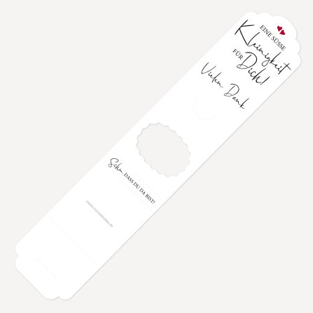Gastgeschenk Verpackung "Kalligrafie" Eine süße Kleinigkeit