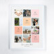 Fotocollage Hochzeit Pastell als Download oder Druck