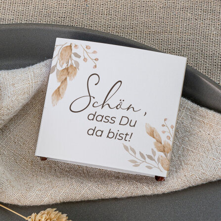 Banderole Mini Schokolade "Trockengras"...