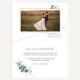 Dankeskarte Hochzeit Aquarell Eukalyptus Zweige