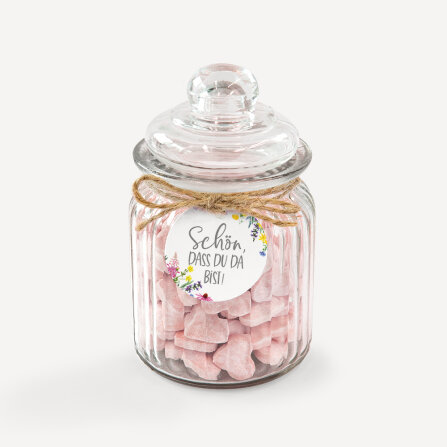 24 x Geschenkanhänger rund "Wildblumen"...