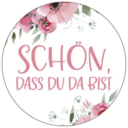 40 x Aufkleber Hochzeit "Bohemian Summer" 3 cm...
