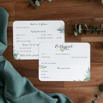 Zeitkapsel Hochzeit Green Magic 35 Karten