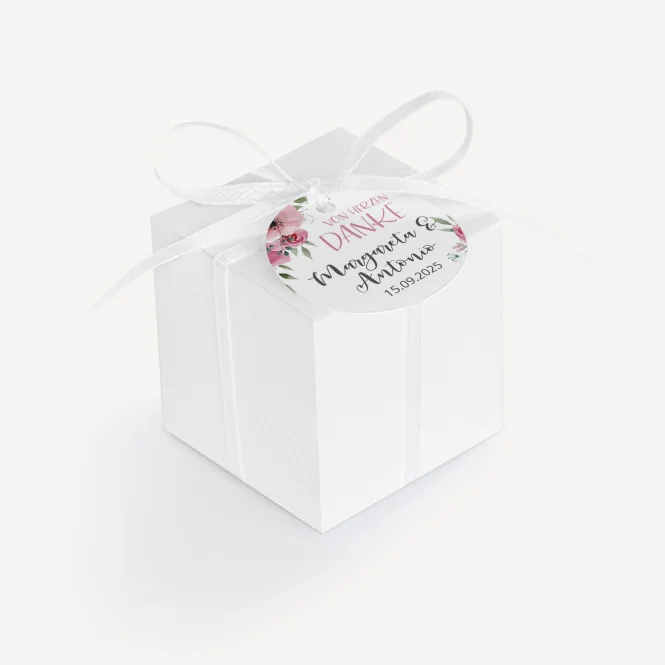 Gastgeschenk Box + Anhänger "Bohemian Summer"