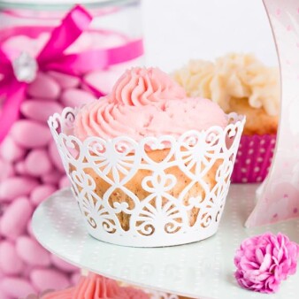 Rezept für leckere Hochzeits-Cupcakes
